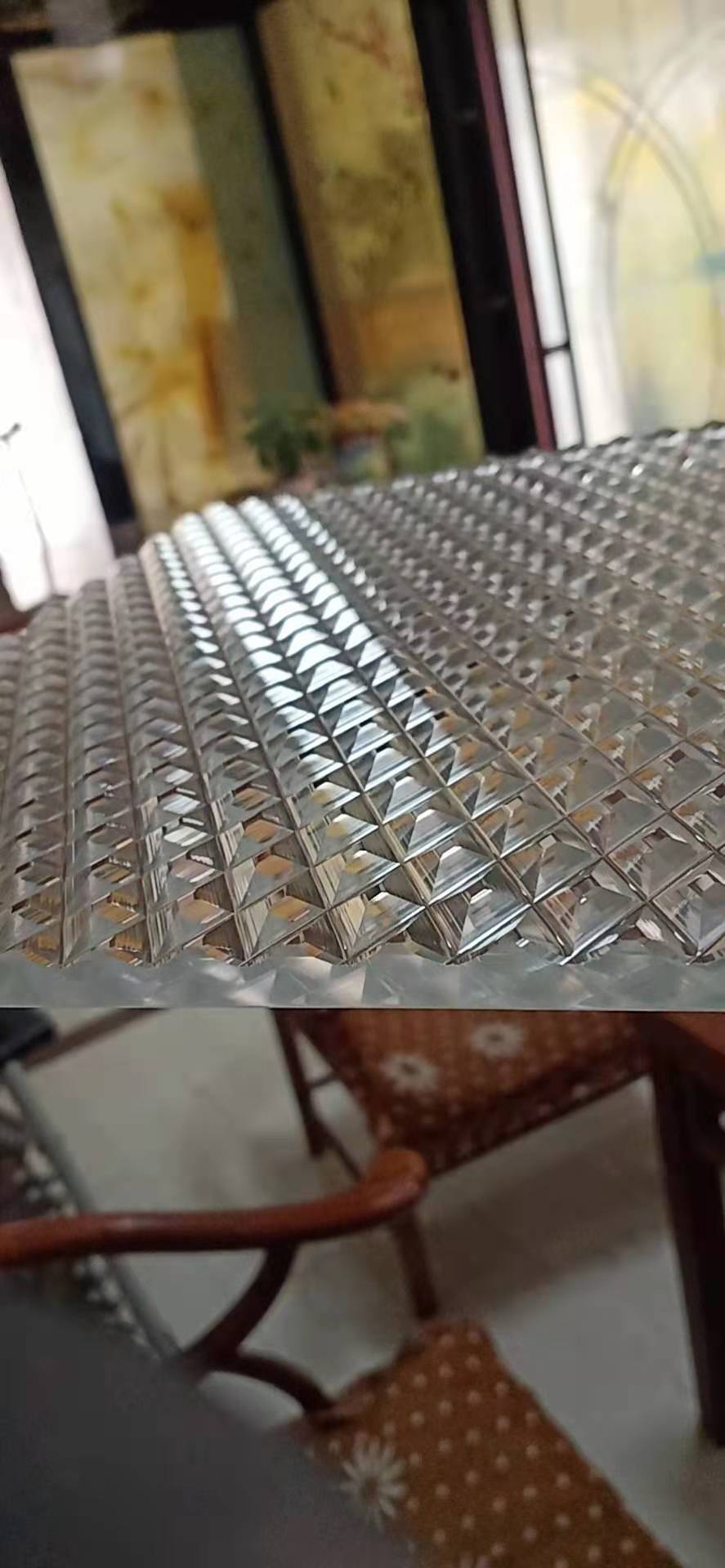 钢化车刻艺术玻璃