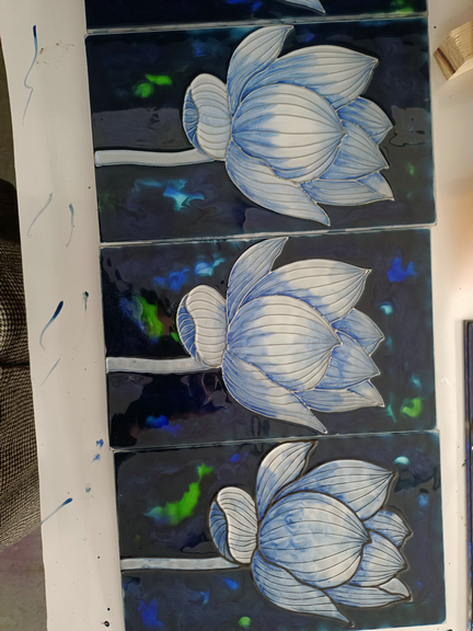 手工彩绘艺术玻璃